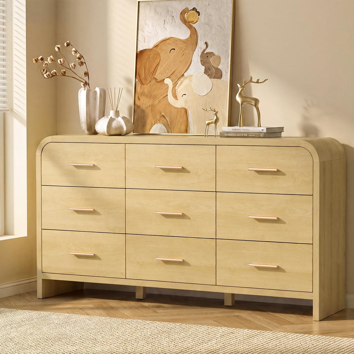 Curved 9 + 2 Drawer Set