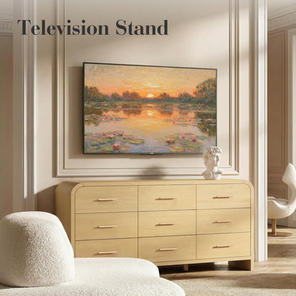 Curved 9-Drawer Dresser