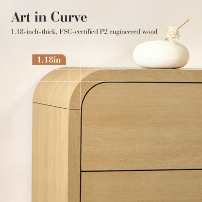 Curved 9-Drawer Dresser