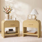 Curved 1-Drawer Nightstand
