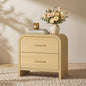 Curved 2-Drawer Nightstand