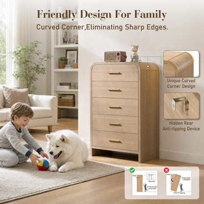 Curved 5 + 2 Drawer Set