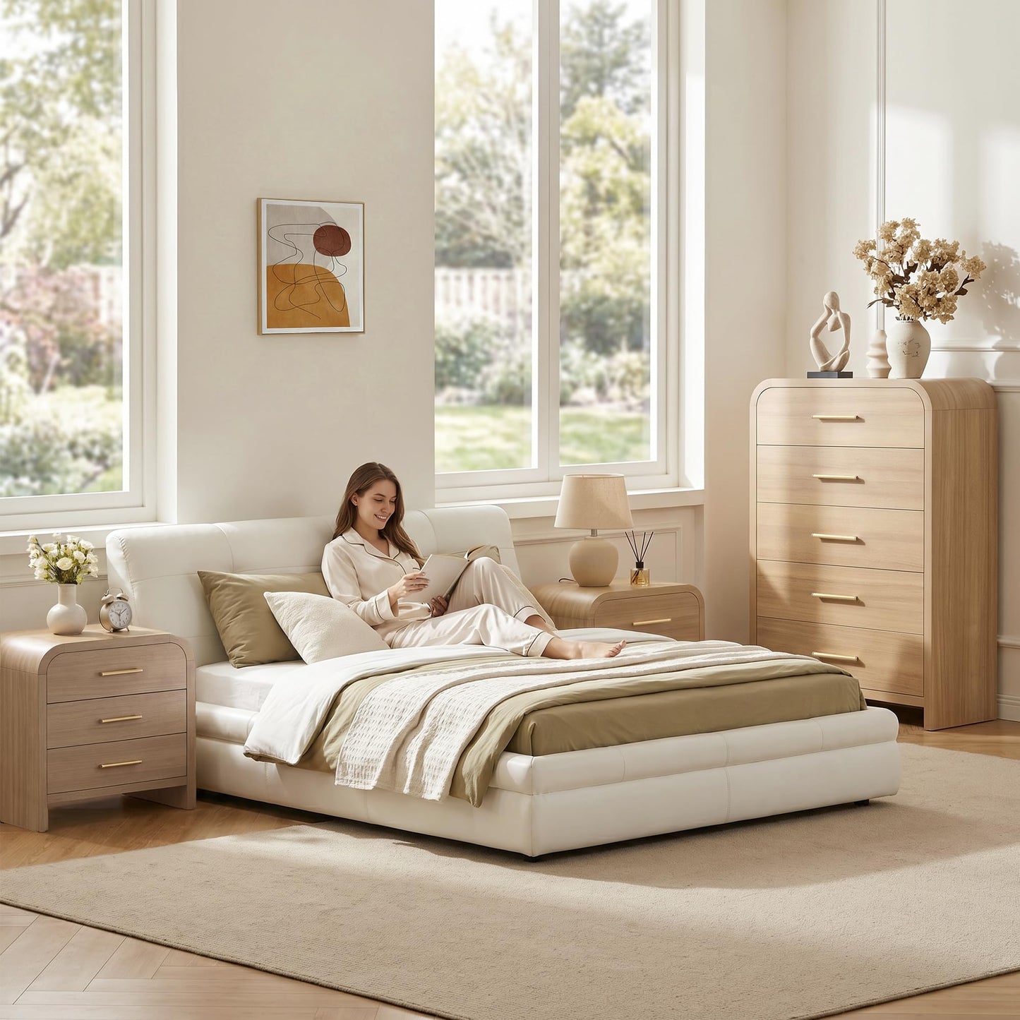 Curved 5 + 3 Drawer Set