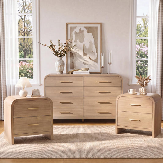 Curved 8 + 2 Drawer Set