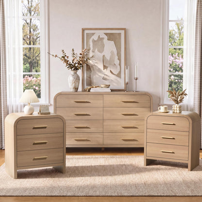 Curved 8 + 3 Drawer Set