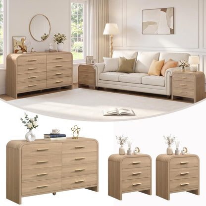 Curved 8 + 3 Drawer Set