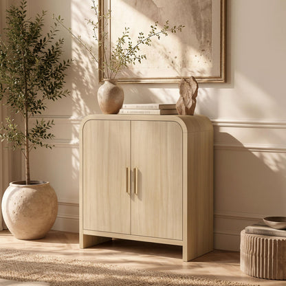 Curved 2-Door Cabinet