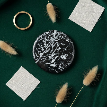 Natural Round Marble Coaster