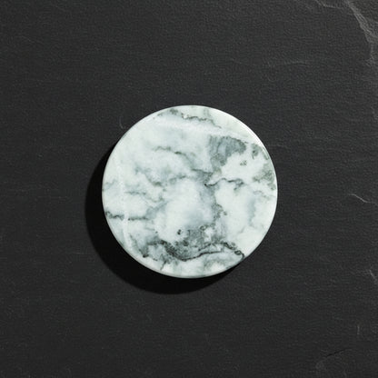 Natural Round Marble Coaster