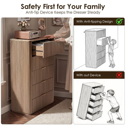 Ripple 5-Drawer Dresser