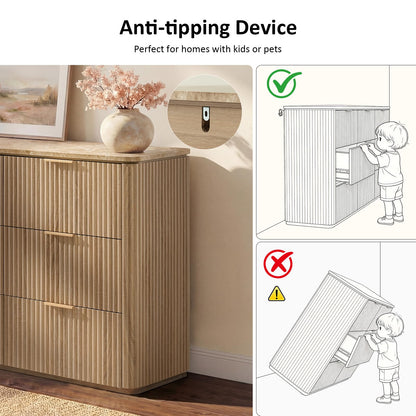 Ripple 6-Drawer Dresser