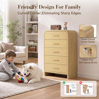Curved 5 + 2 Drawer Set