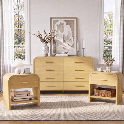Curved 8 + 1 Drawer Set