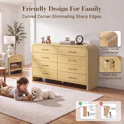 Curved 8 + 1 Drawer Set