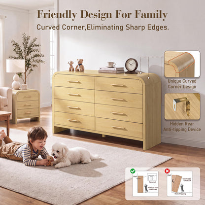 Curved 8 + 3 Drawer Set