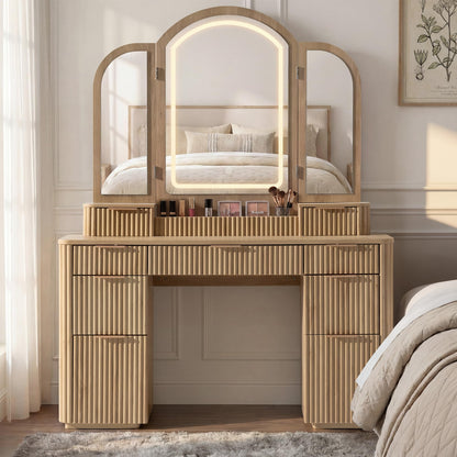 Ripple Vanity Desk L