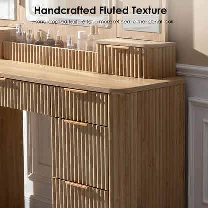 Ripple Vanity Desk L
