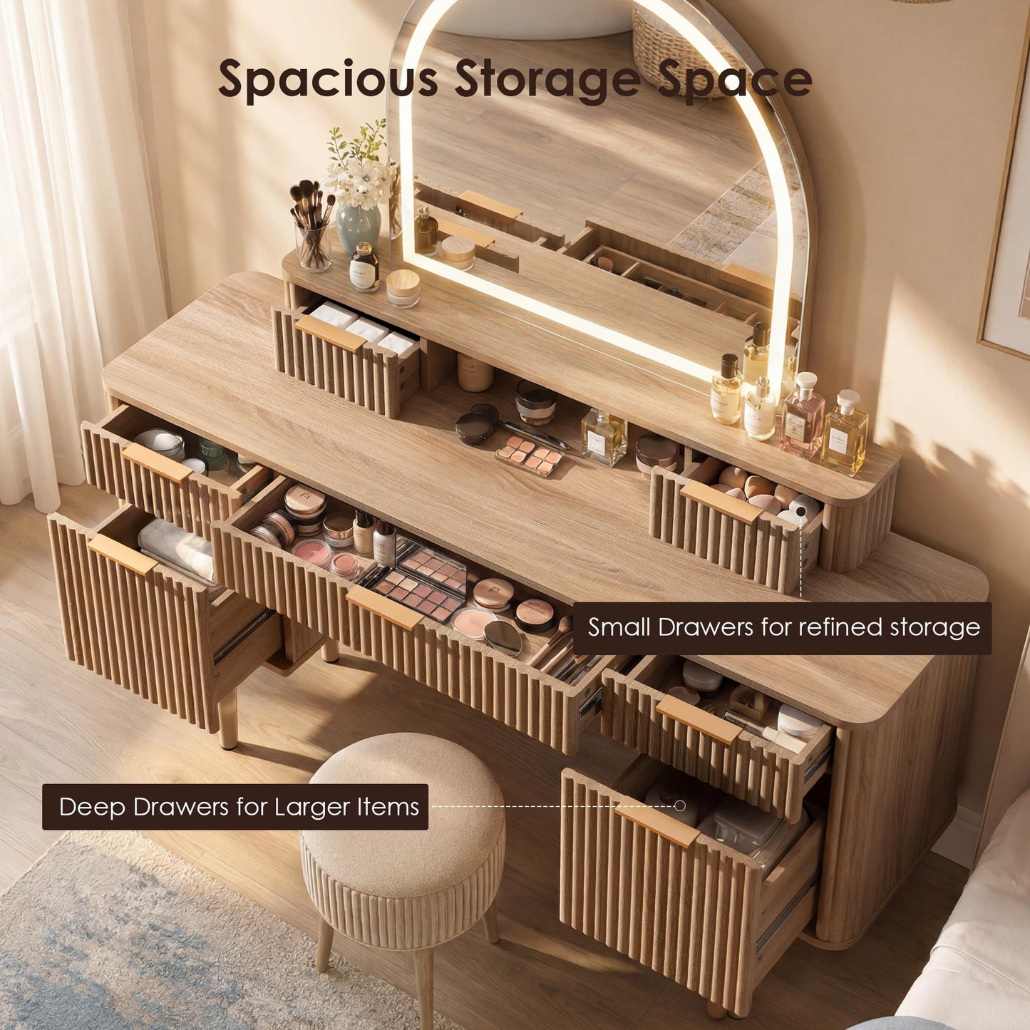 Ripple Vanity Desk M
