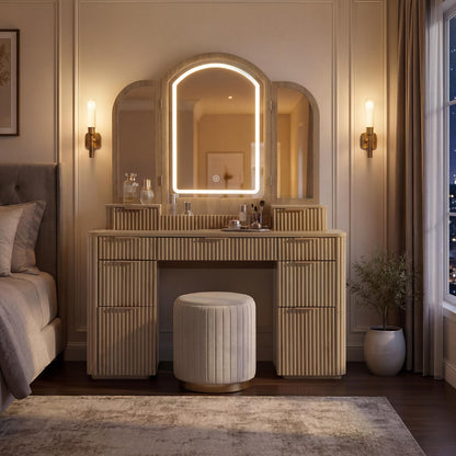 Ripple Vanity Desk L
