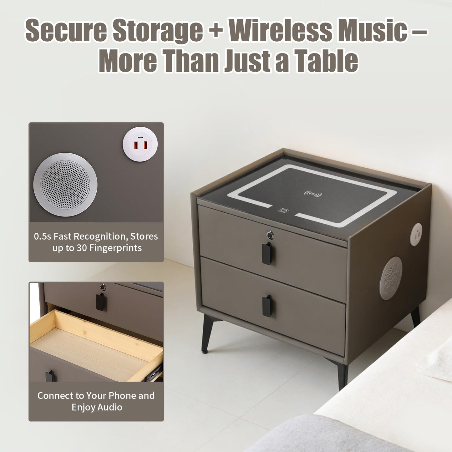 Modern Smart Nightstand