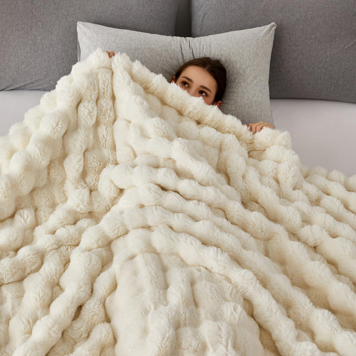 Soft Bubble Blanket