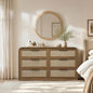 Woven 6-Drawer Dresser