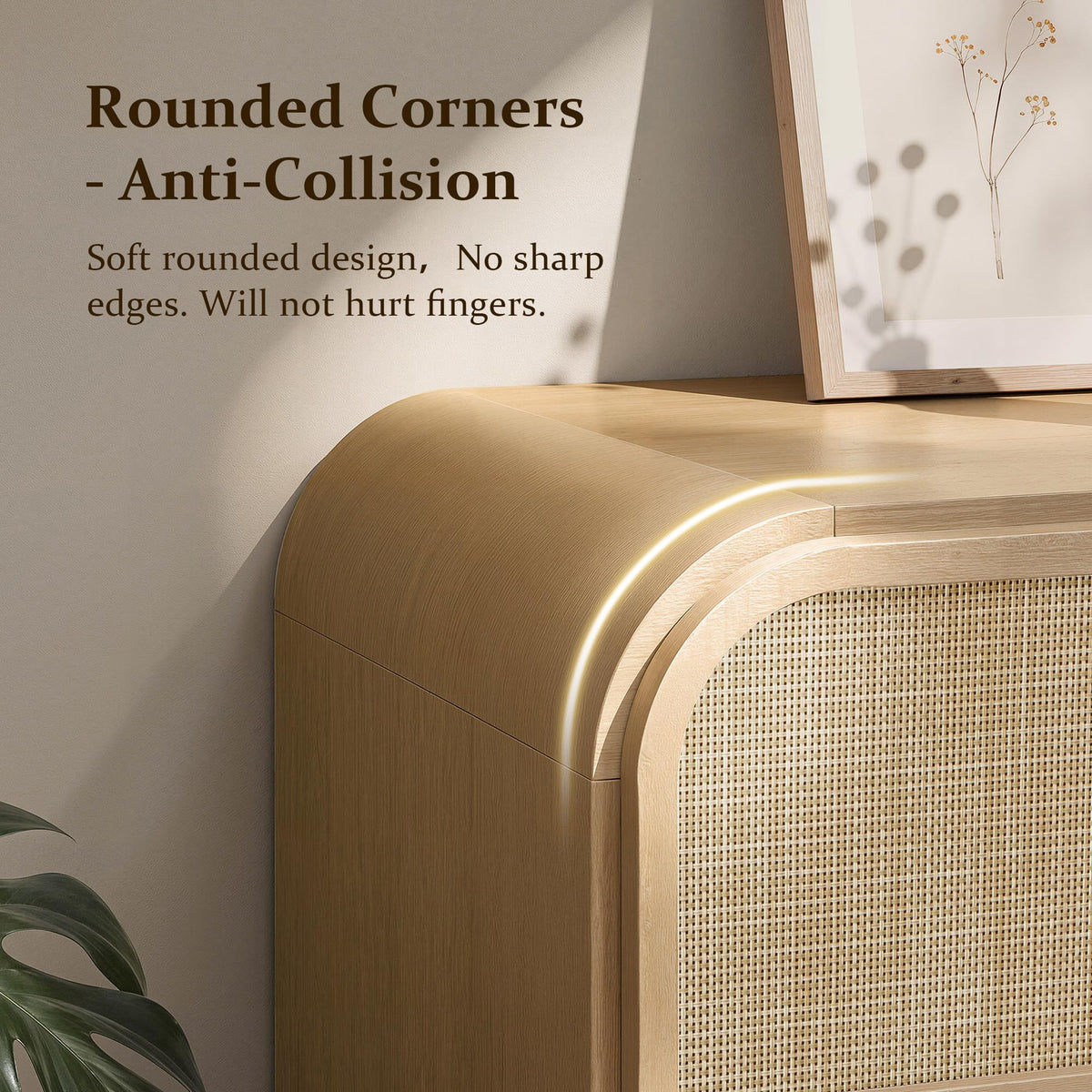 Woven 6-Drawer Dresser B