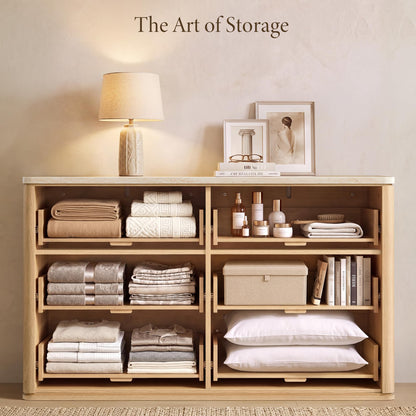 Woven 6-Drawer Dreeser