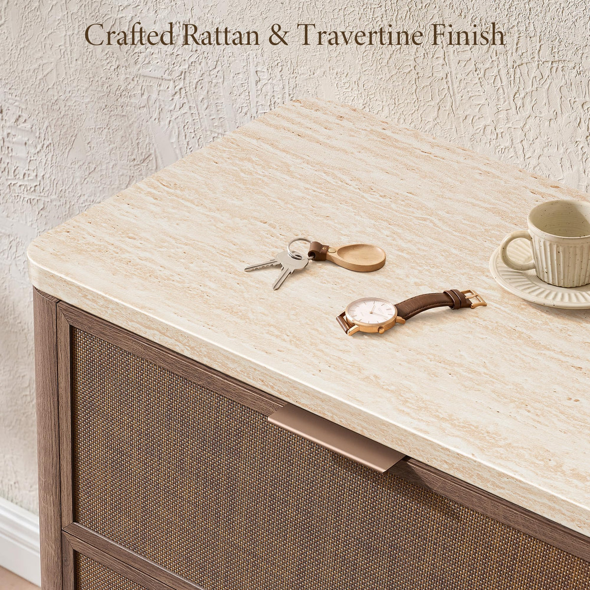 Woven 8-Drawer Dresser