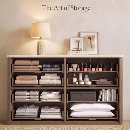 Woven 8-Drawer Dresser