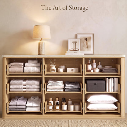 Woven 9-Drawer Dresser