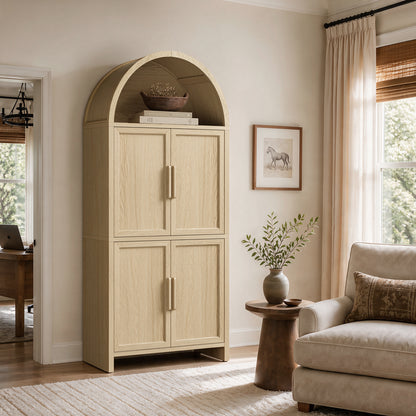 Woven Tall Cabinet