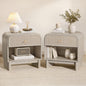 Woven 1-Drawer Nightstand B