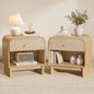 Woven 1-Drawer Nightstand B