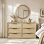 Woven 6-Drawer Dresser