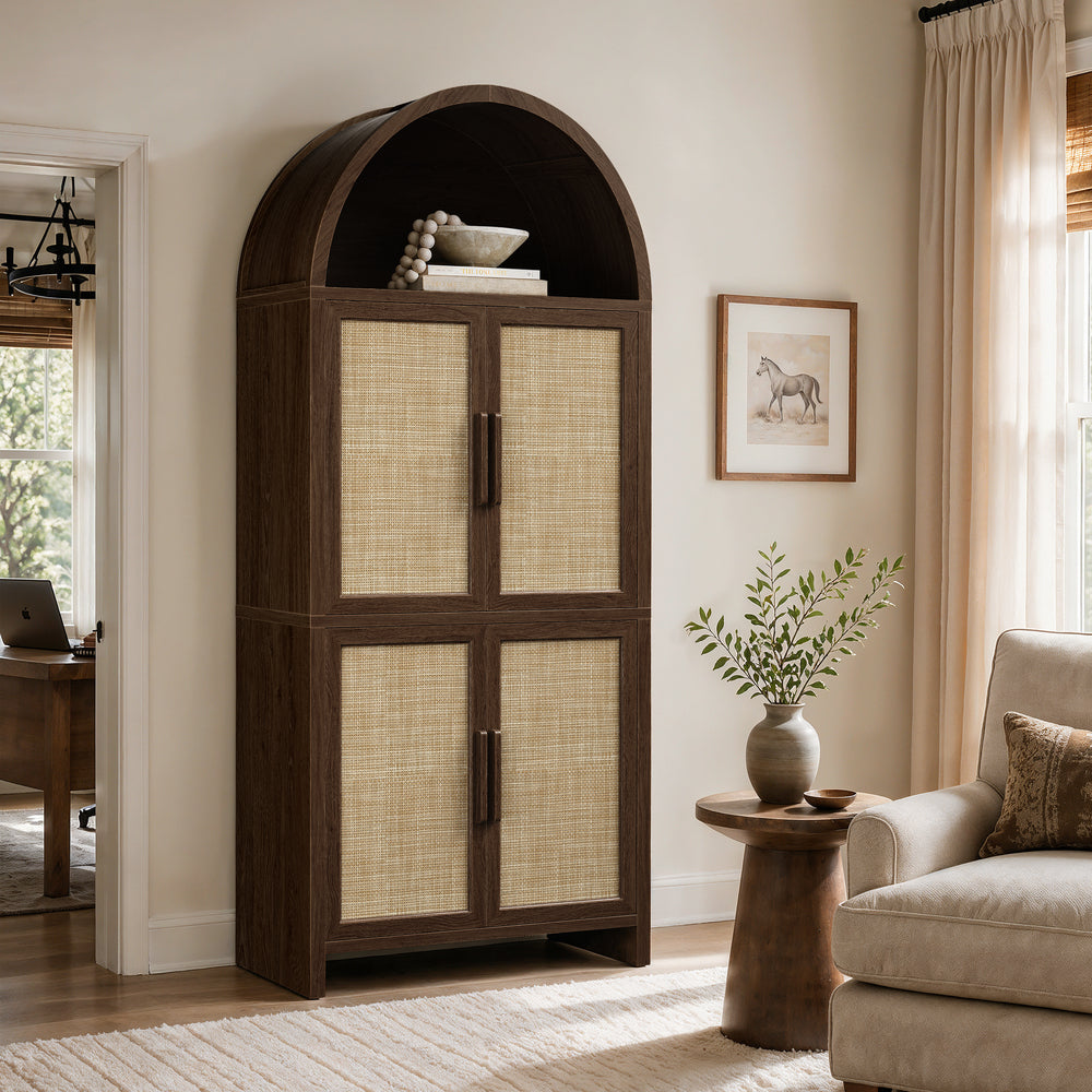 Woven Tall Cabinet