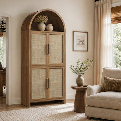 Woven Tall Cabinet