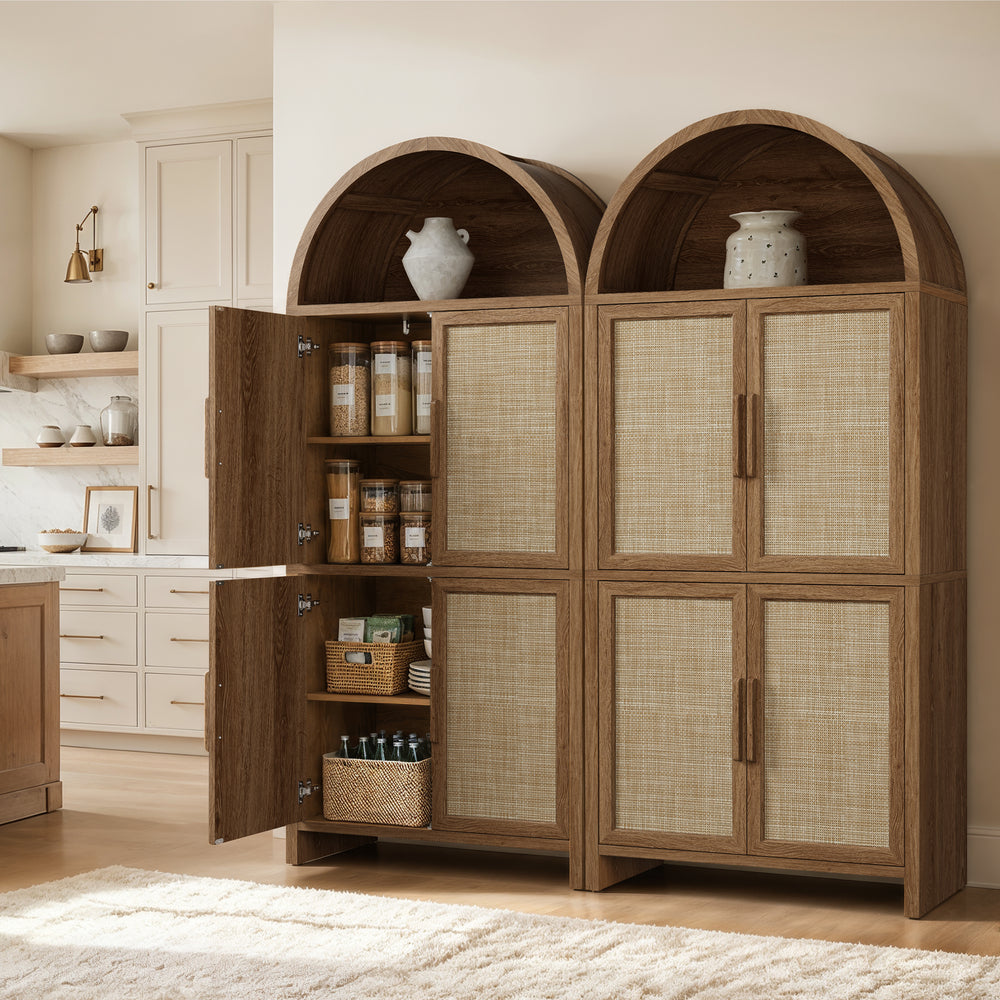 Woven Tall Cabinet