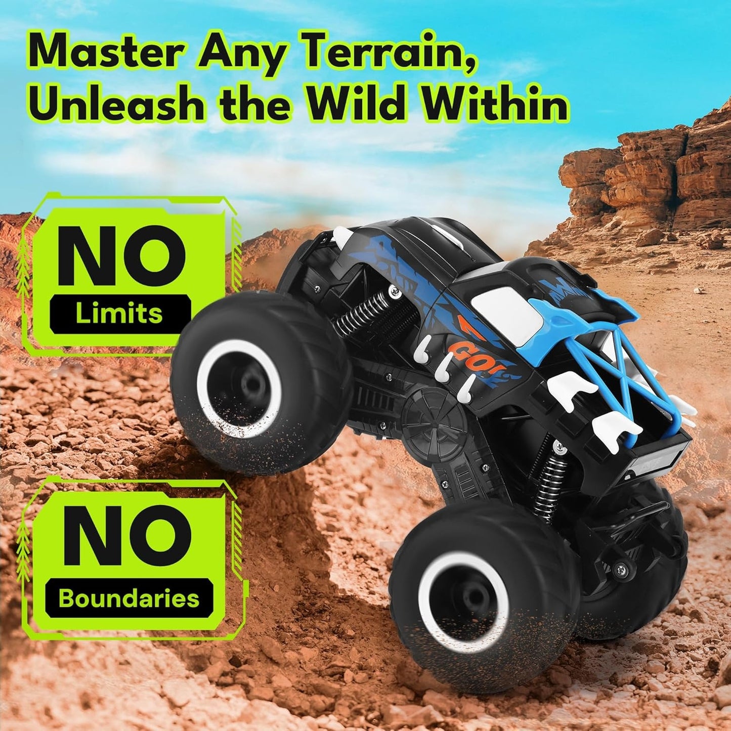 1:16 Remote Control Waterproof Monster Truck