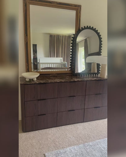 Ripple 9-Drawer Dresser Dark Oak